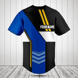Customize Ukraine Flag Speed Style Baseball Jersey Shirt
