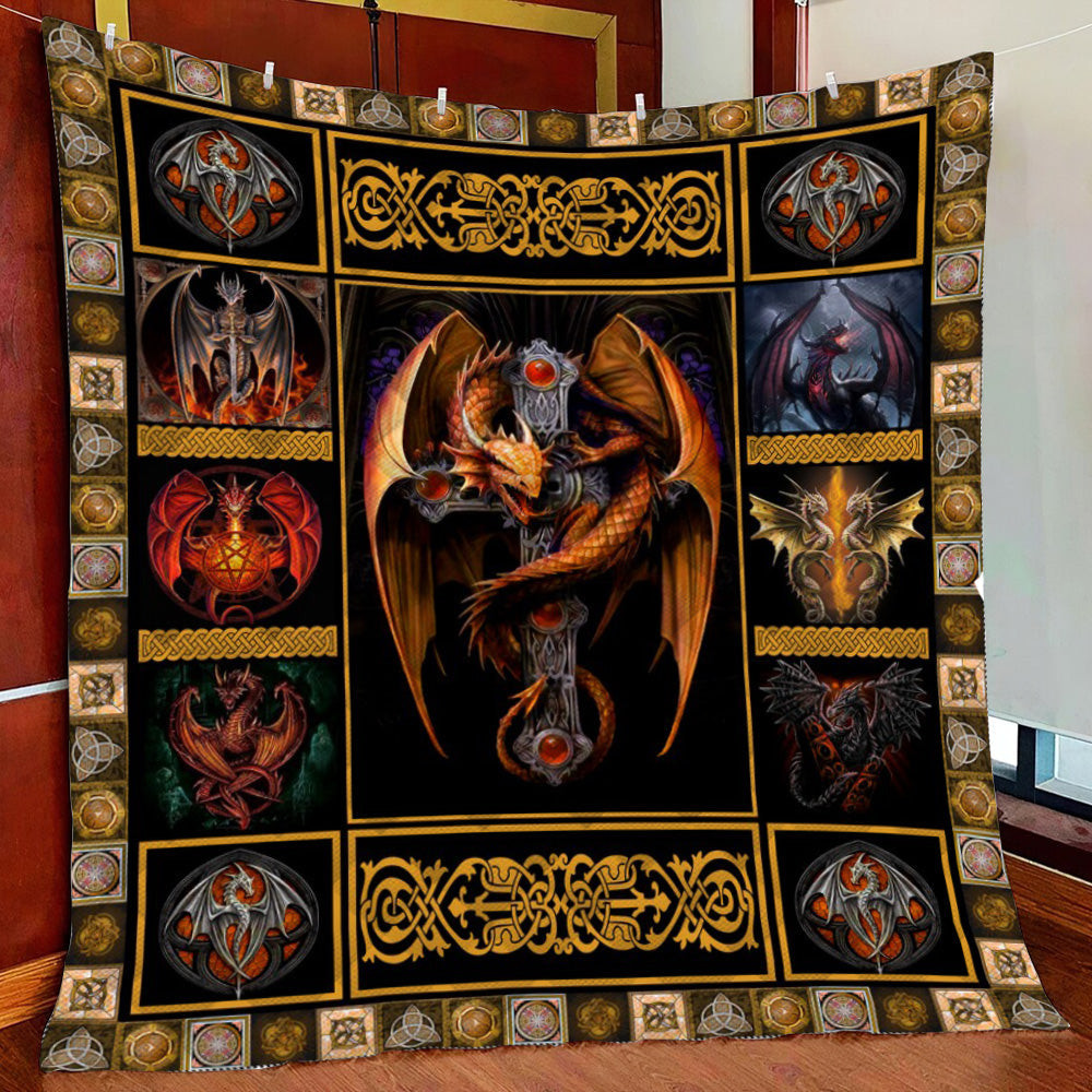 Dragon Celtic ND041101 Quilt Blanket