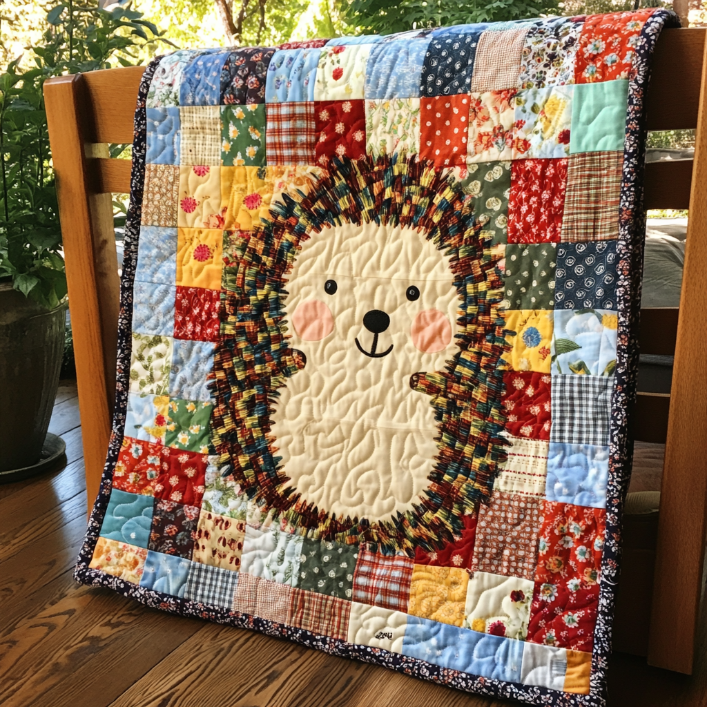Hedgehog DAI111124498 Quilt Blanket