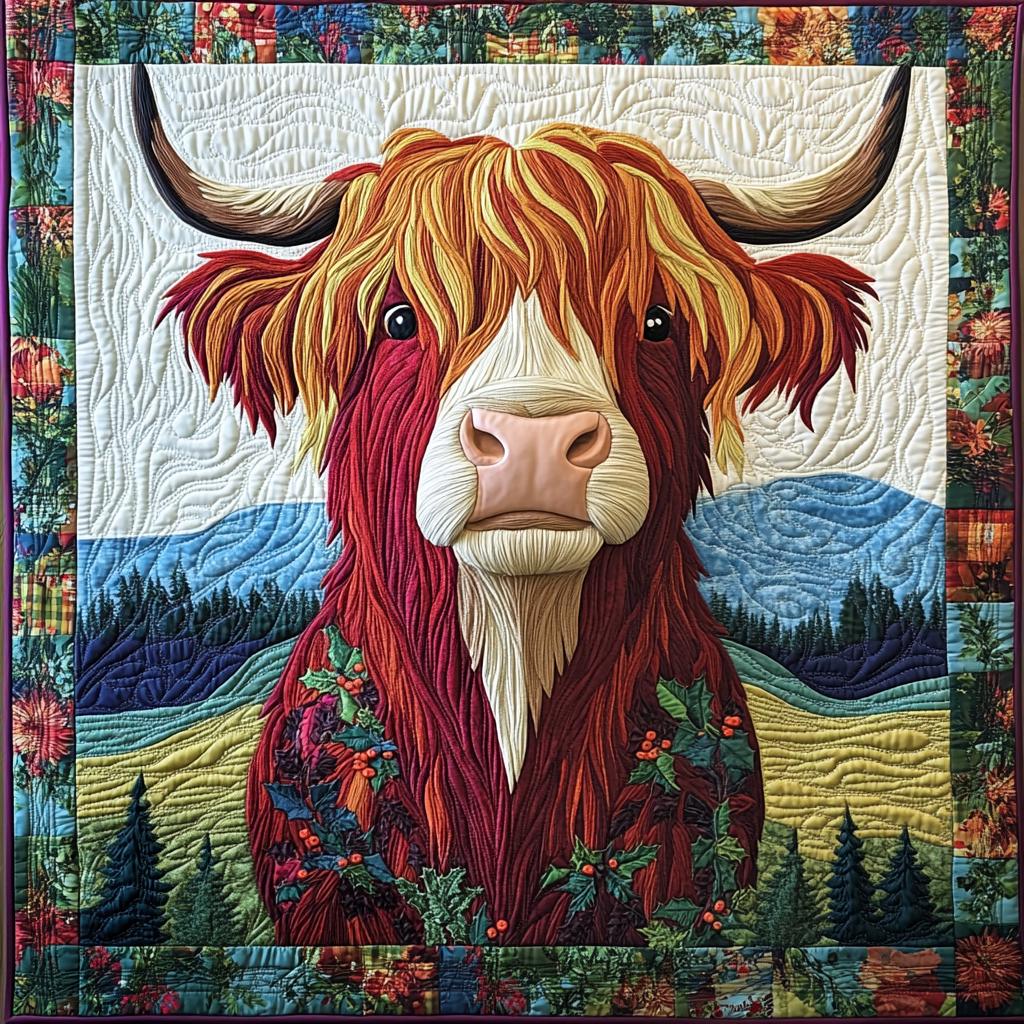 Highland Cow DAI181124046 Quilt Blanket