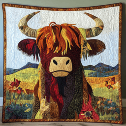 Highland Cow DAI111124431 Quilt Blanket