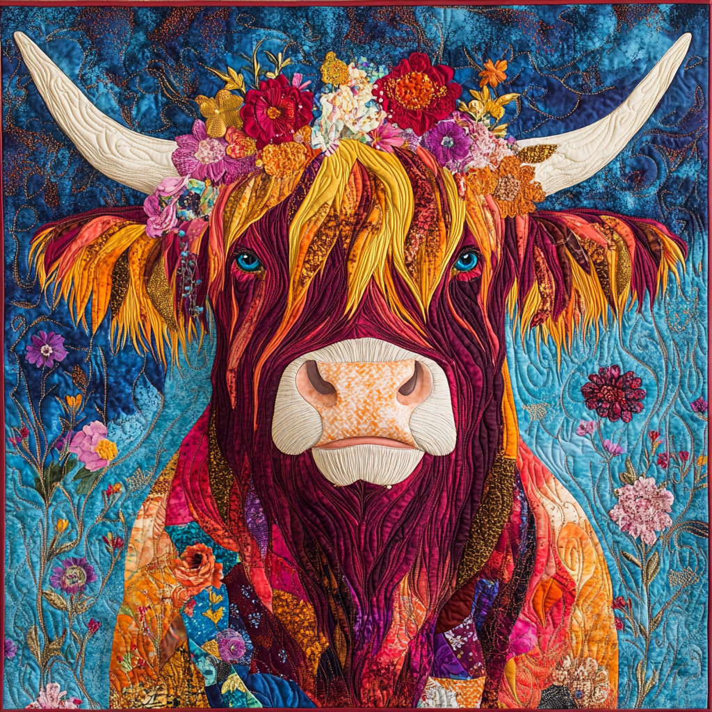 Highland Cow DAI181124042 Quilt Blanket
