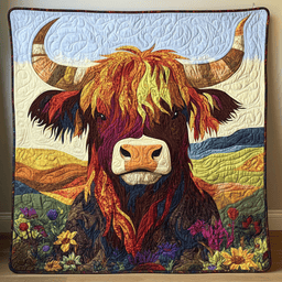 Highland Cow DAI111124432 Quilt Blanket