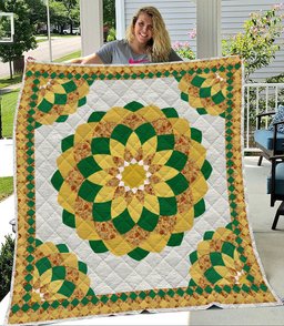 Flower Quilt Blanket HN151002T
