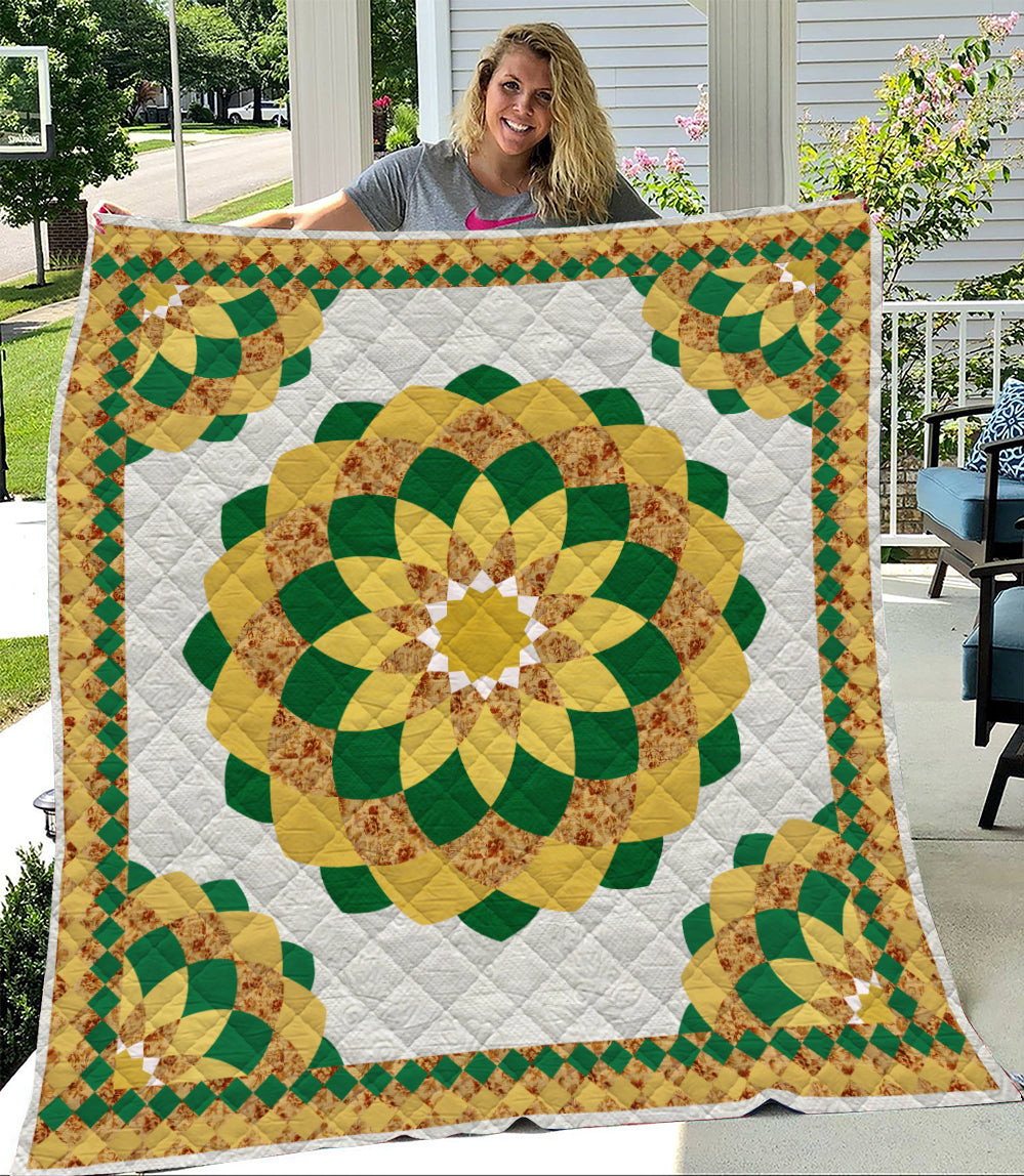 Flower Quilt Blanket HN151002T