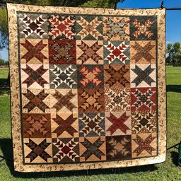 Flying Geese Quilt Blanket HN280602M