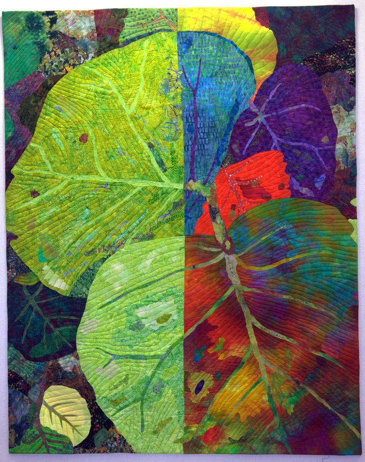 Leaves CLA0111474Q Quilt Blanket