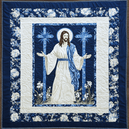 Jesus Christ DAI111124495 Quilt Blanket
