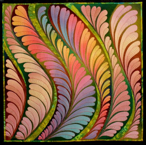 Leaves CLA1210250Q Quilt Blanket