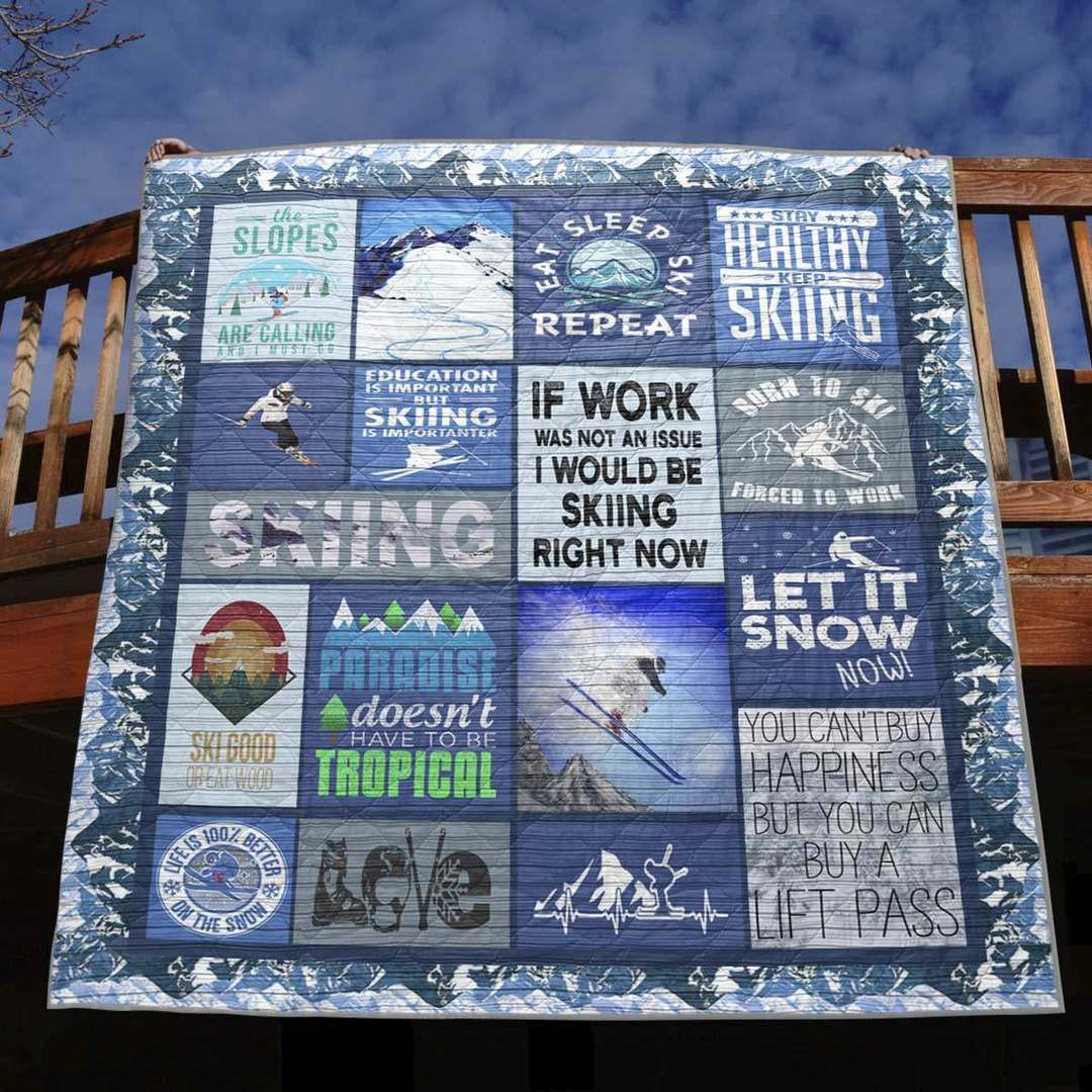Let It Snow Now PKT240628 Quilt Blanket