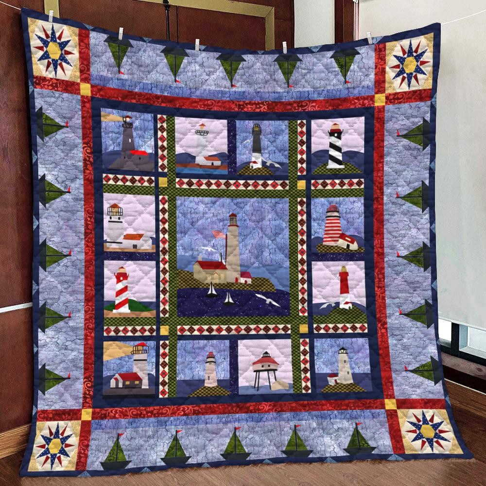 Lighthouse Quilt Blanket HM281002T
