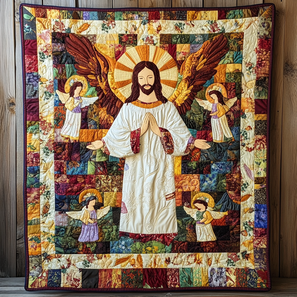 Jesus Christ DAI111124486 Quilt Blanket