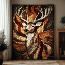 Majestic Deer TAI201124387 Quilt Blanket