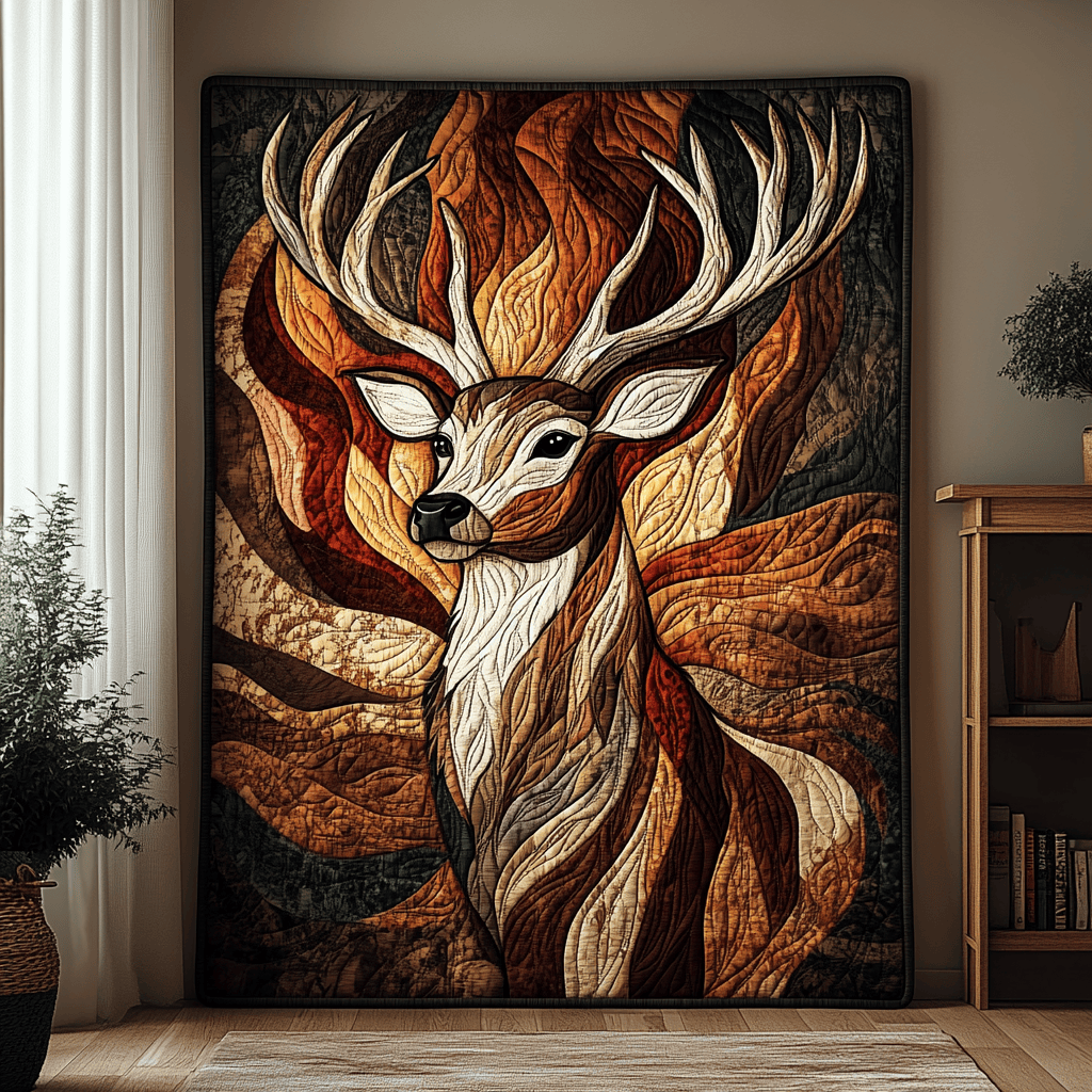Majestic Deer TAI201124387 Quilt Blanket