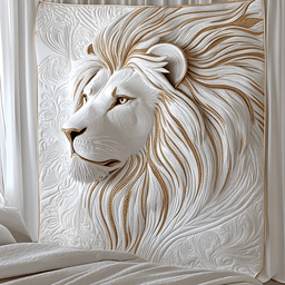 Majestic Lion TAI111124268 Quilt Blanket