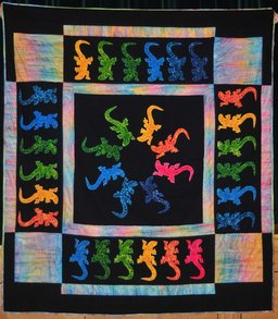Lizards CLT0212130H Quilt Blanket