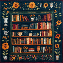 Bookcase TAI111124260 Quilt Blanket
