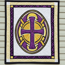 Christian Cross DAI231124056 Quilt Blanket