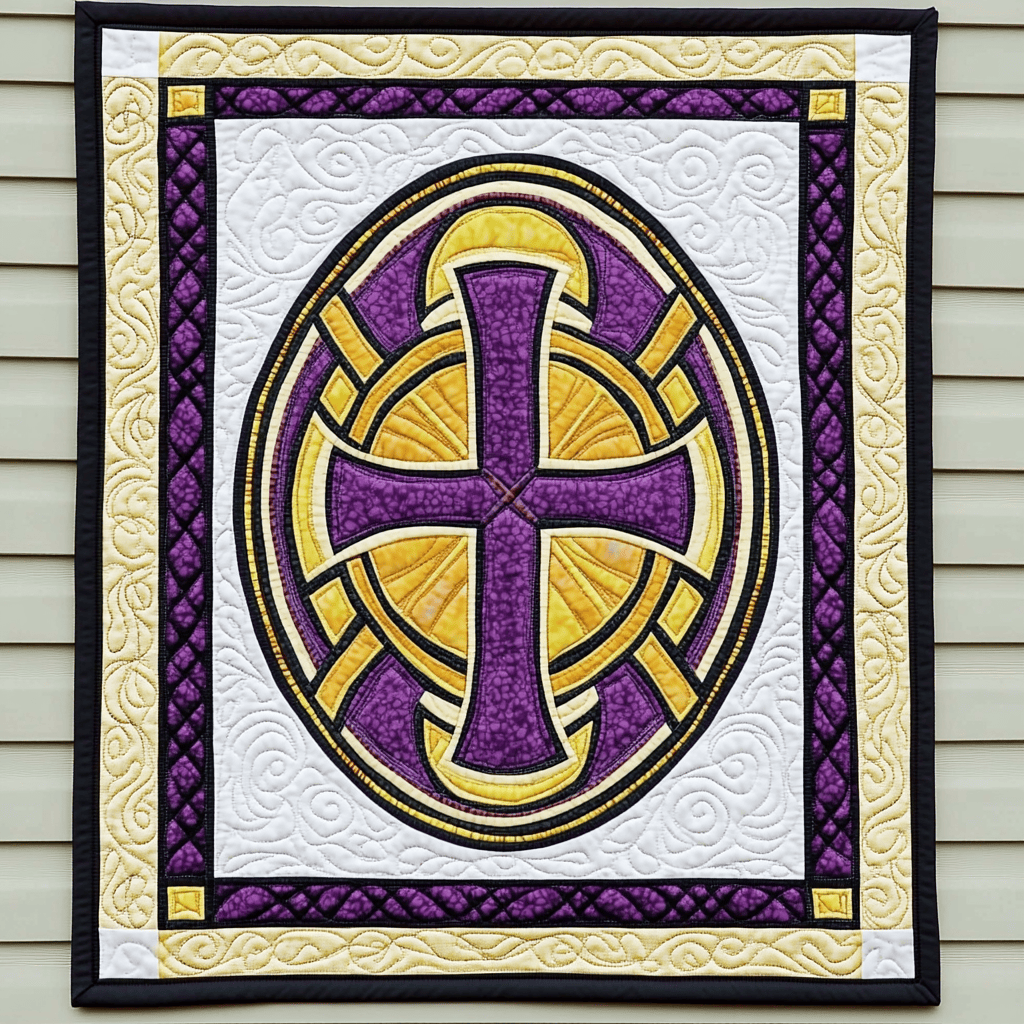 Christian Cross DAI231124056 Quilt Blanket