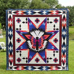 Butterfly Native American Star Quilt Blanket HN27022302BL