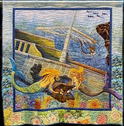 Mermaid CLA2211517Q Quilt Blanket