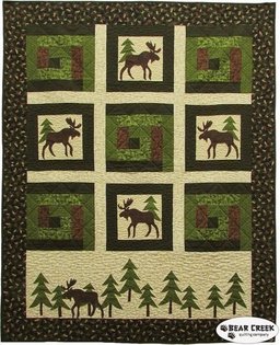 Moose CLM0910131 Quilt Blanket
