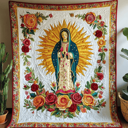 Mother Mary Rose DAI111124541 Quilt Blanket