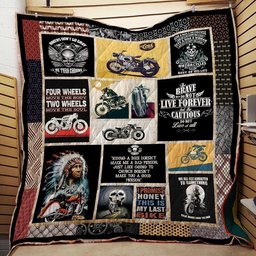 Motorcycles CLH0711092Q Quilt Blanket