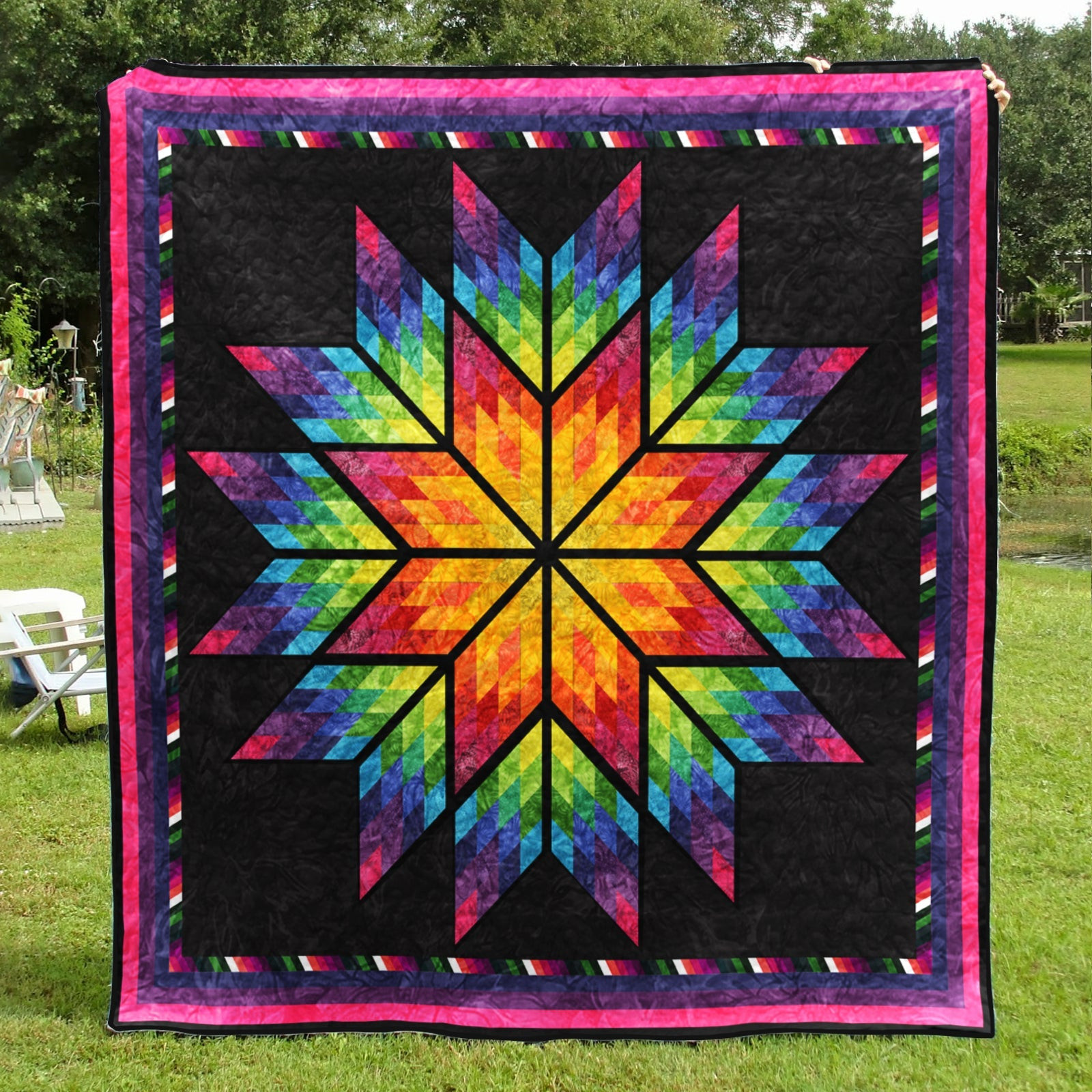 Native Flower Quilt Blanket MT310504A