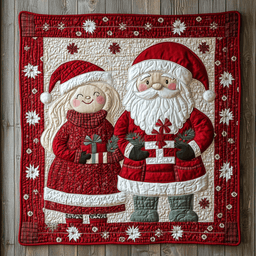 Mr And Mrs Claus DAI111124526 Quilt Blanket