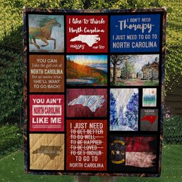 North Carolina CL14100363MDQ Quilt Blanket