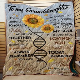 Sunflower To My Granddaughter Love Your Grandma CL16110939MDQ Quilt Blanket