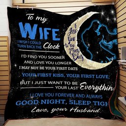 To My Wife CL01110586MDQ Quilt Blanket