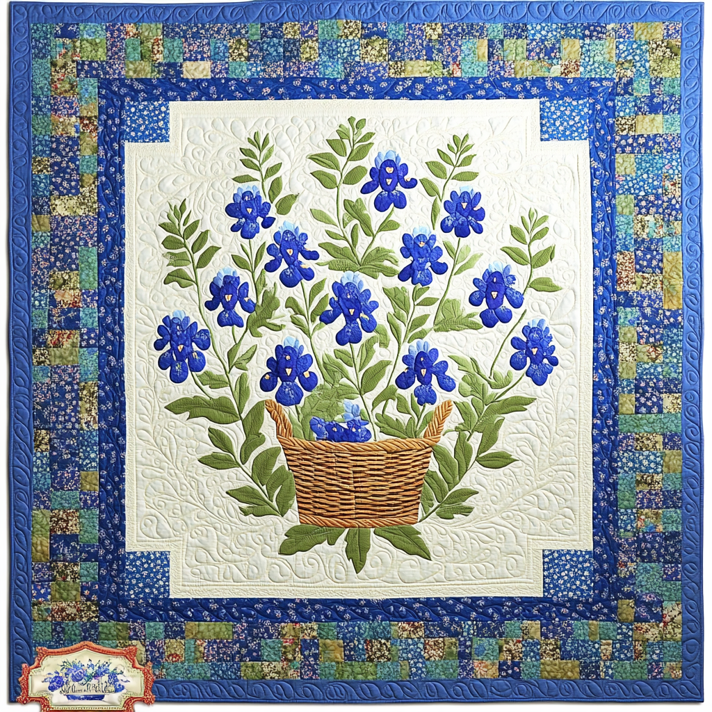 Texas Bluebonnet DAI111124450 Quilt Blanket