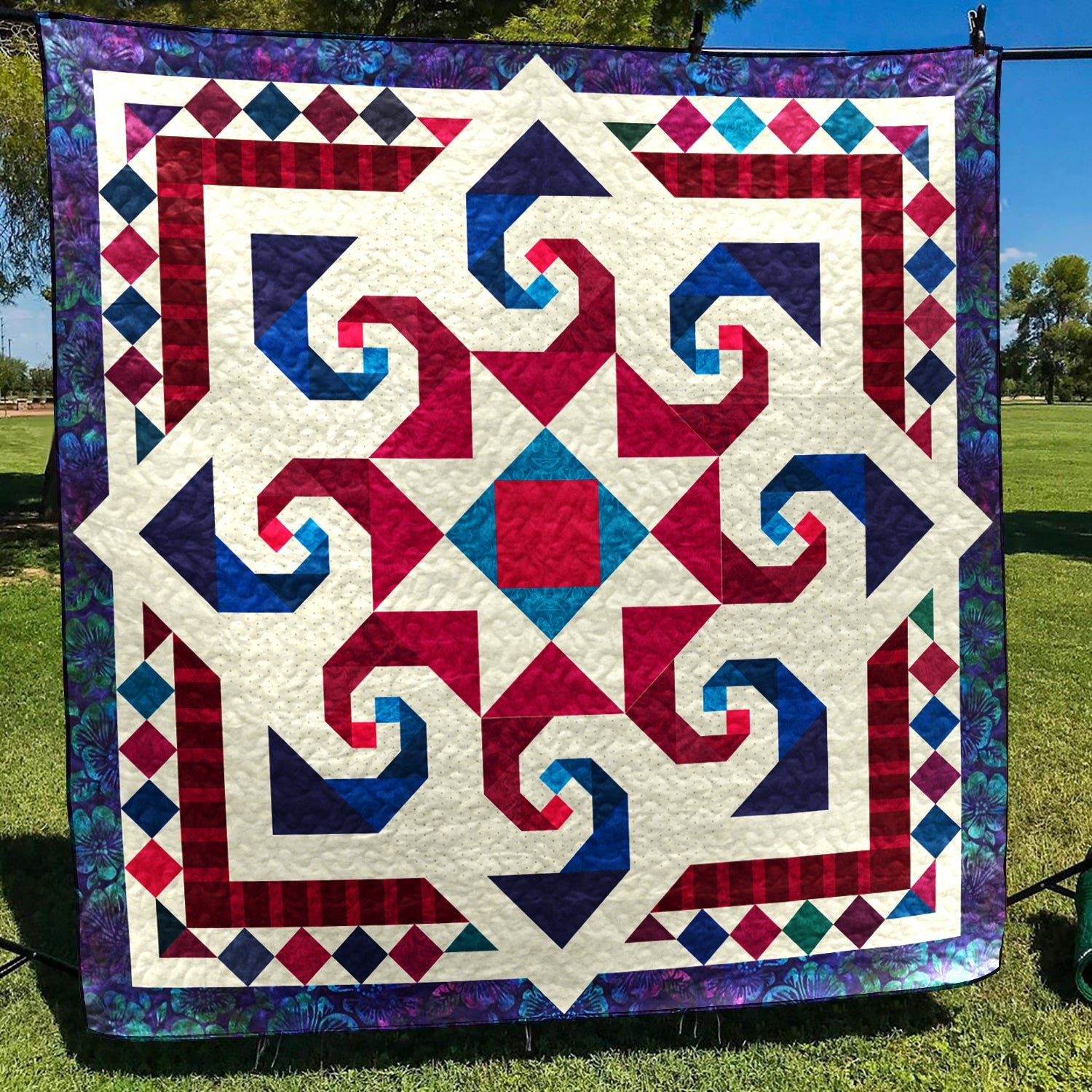 Trail Quilt Blanket HN080705M