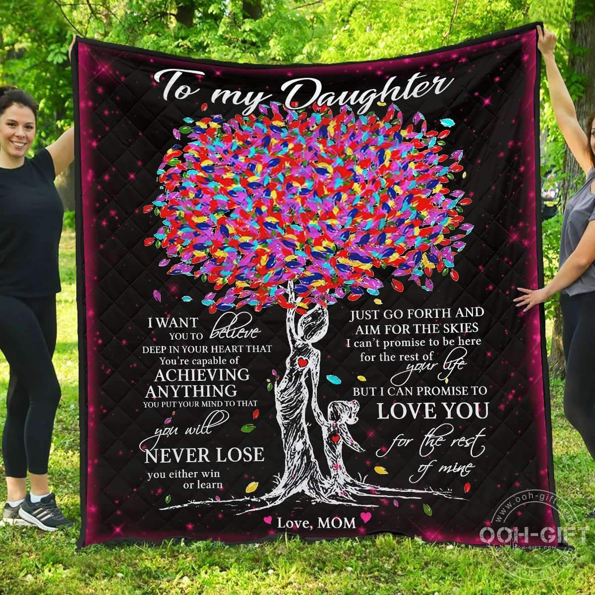To My Daughter CL01110684MDQ Quilt Blanket