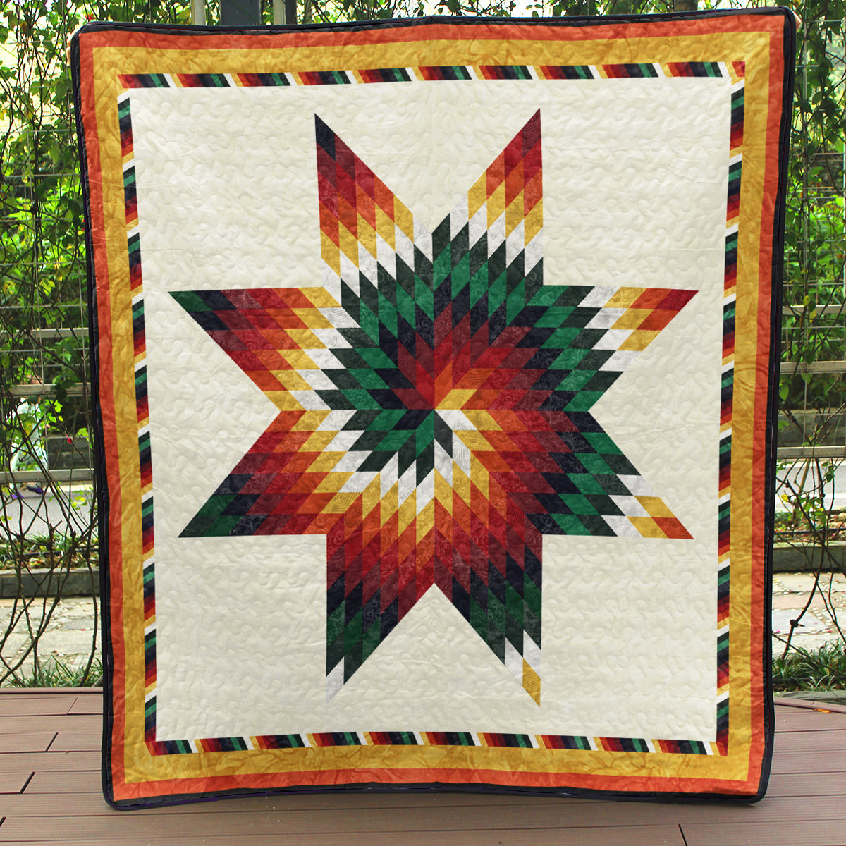 Swirl Star Quilt Blanket MT260507A