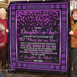 To My Daughter In Law Mom CL01110681MDQ Quilt Blanket