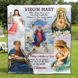Virgin Mary Easter Quilt Blanket TL010605Y