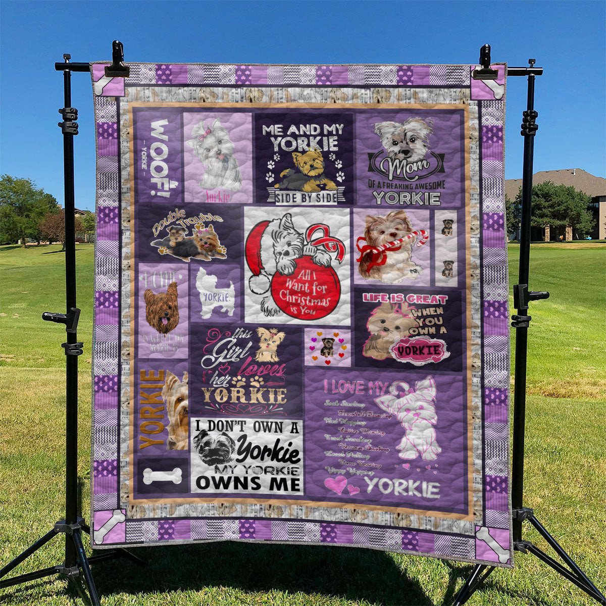 Yorkie TD2809923 Quilt Blanket