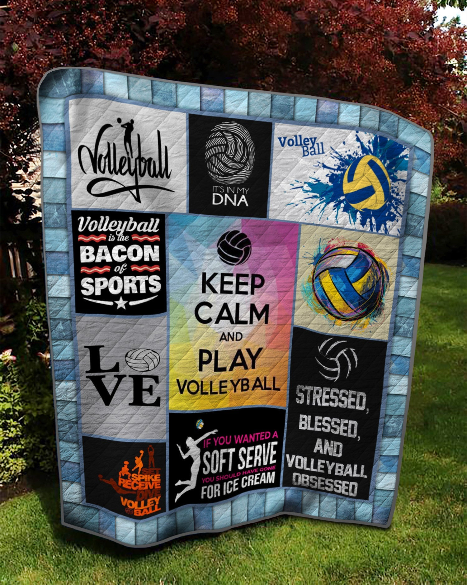 Volleyball TD13110307 Quilt Blanket