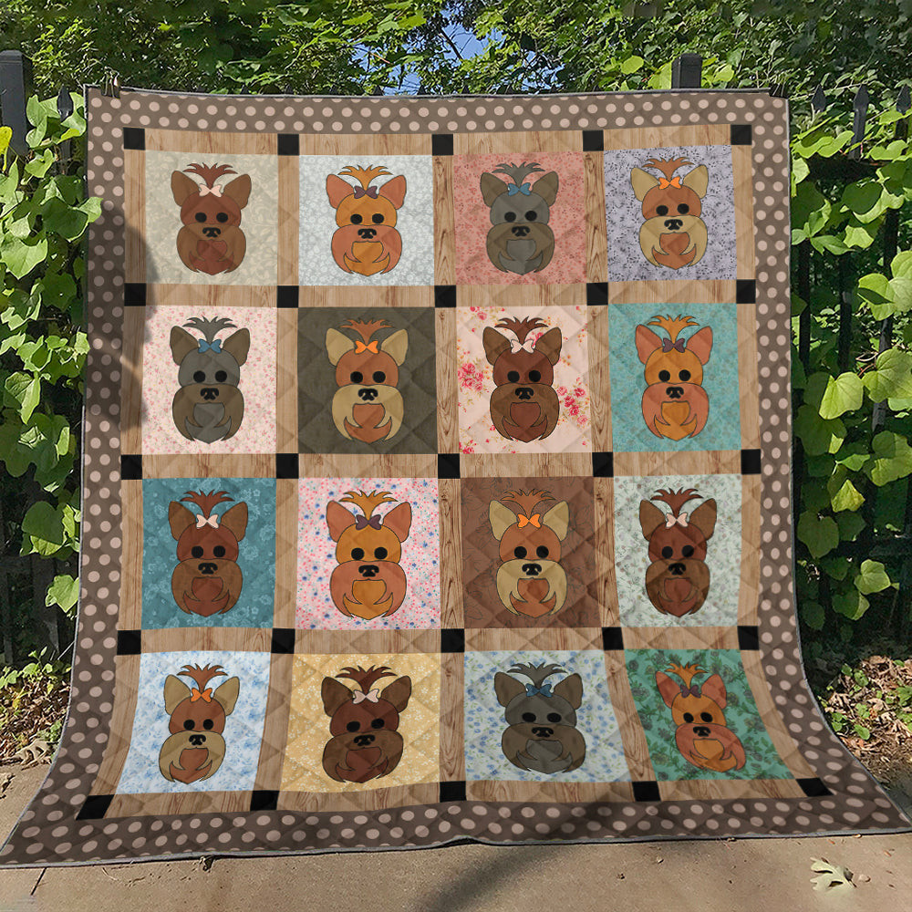 Yorkshire Terrier Quilt Blanket TL170204