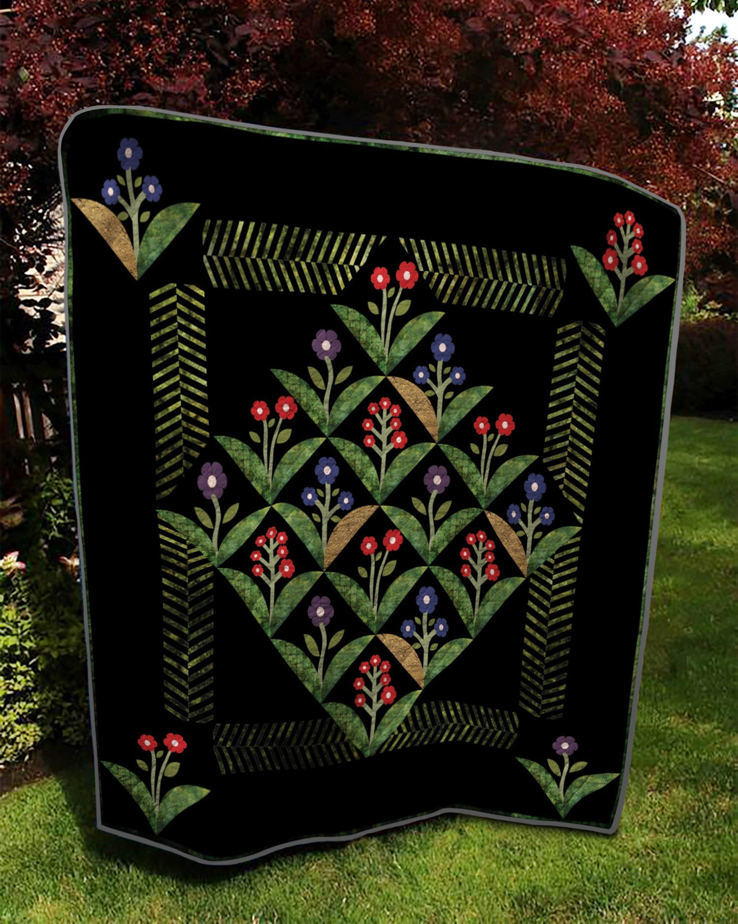 Winter Botanical TD19110013 Quilt Blanket