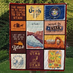 Utah CL14100532MDQ Quilt Blanket