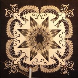 Ravendale Star, CLM0611576 Quilt Blanket