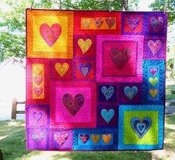 Simple Love CLA1410535Q Quilt Blanket