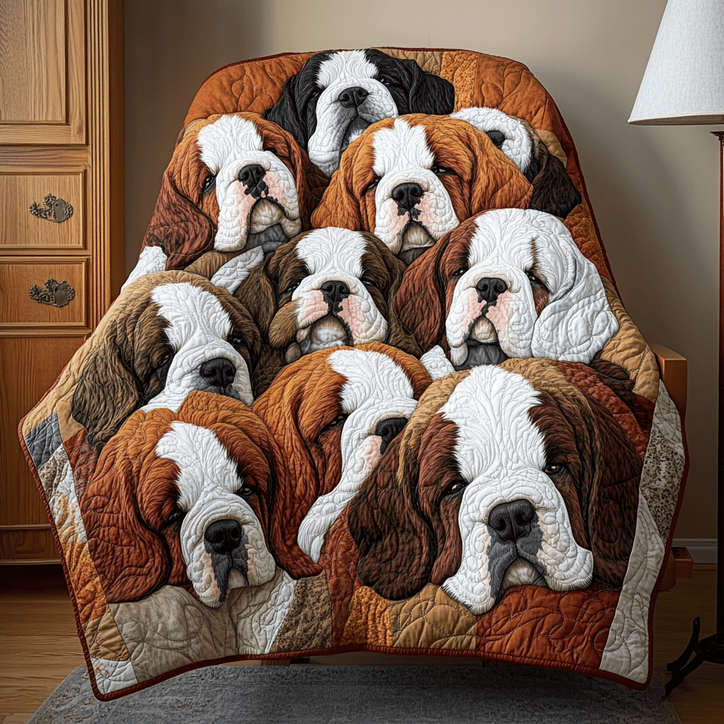 Saint Bernard TAI111124230 Quilt Blanket