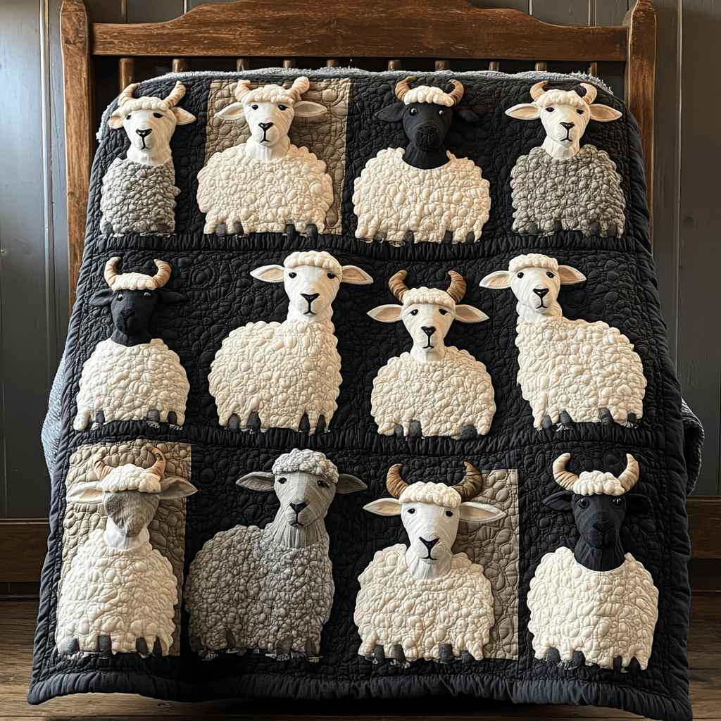 Sheep TAI111124275 Quilt Blanket