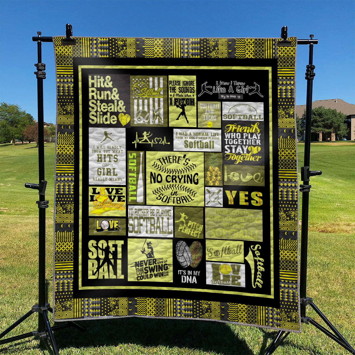 Softball TD2809826 Quilt Blanket