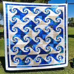 Snail's Trail Quilt Blanket HM110702M